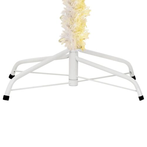 Artificial Christmas Tree with Iridescent Tips White 180cm PVC - Image 5
