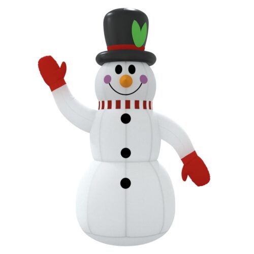 Christmas Inflatable Snowman with LEDs 240cm - Image 4