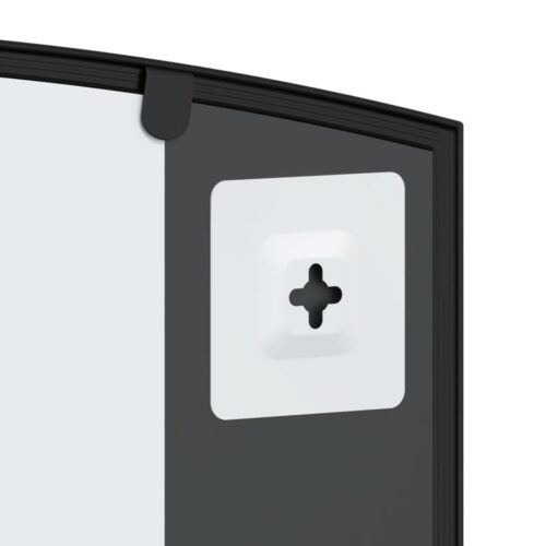 Wall Mirror Black 60x30cm Arch Iron - Image 6