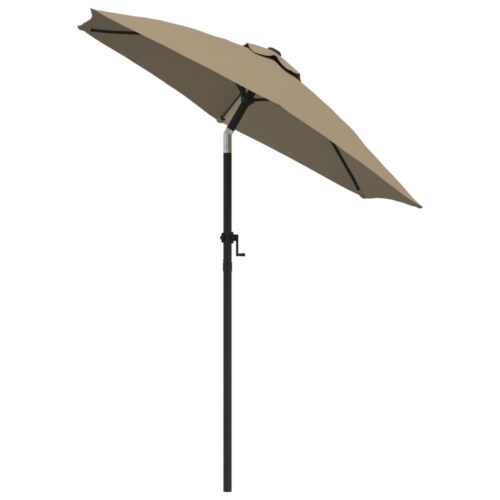 Parasol Taupe 200x224cm Aluminium - Image 3