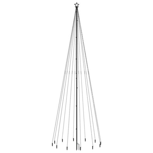 Christmas Tree with Spike Blue 732 LEDs 500cm - Image 3