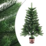 Artificial Christmas Tree Lifelike Needles 90cm Green