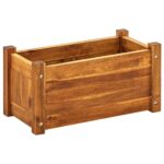 Garden Raised Bed Acacia Wood 50x25x25cm