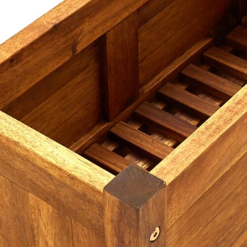 Garden Raised Bed Acacia Wood 50x25x25cm - Image 5