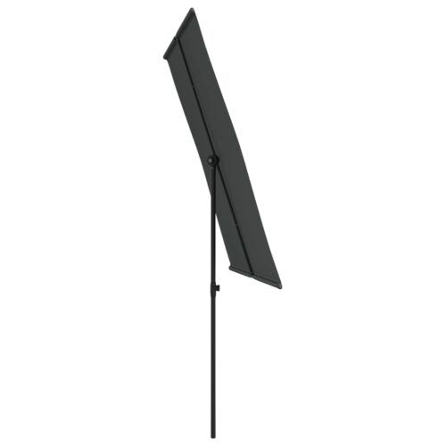 Outdoor Parasol with Aluminium Pole 2x1.5m Anthracite - Image 5