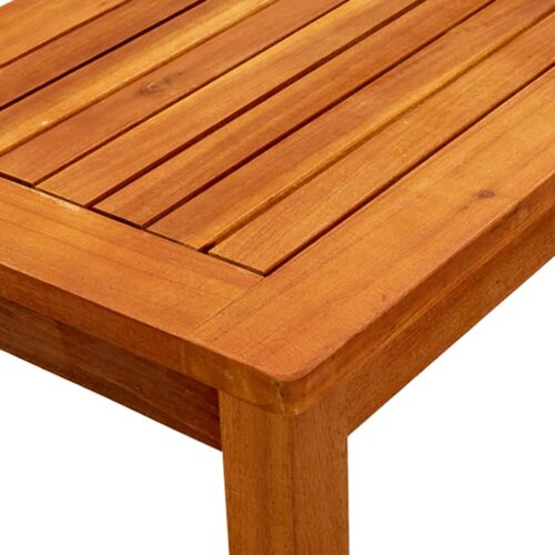 Garden Coffee Table 50x35x36cm Solid Acacia Wood - Image 5