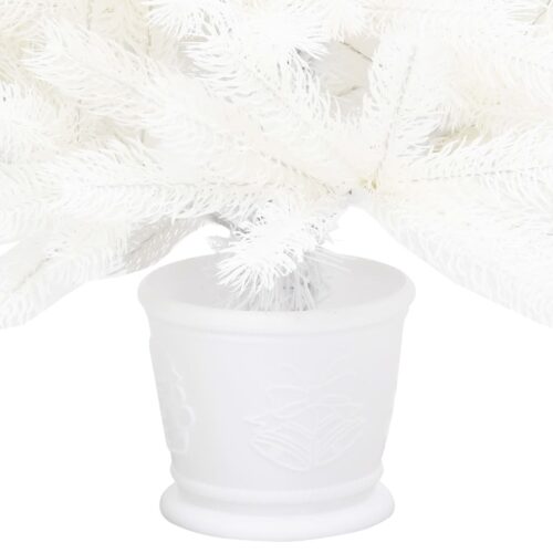 Artificial Christmas Tree Lifelike Needles White 90cm - Image 5