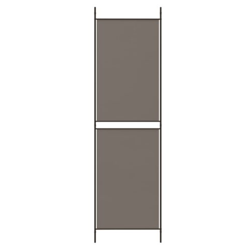 4-Panel Room Divider Anthracite 200x200cm Fabric - Image 6