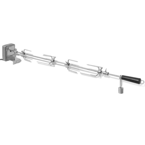 BBQ Rotisserie Spit with Motor Steel 1000 mm - Image 3