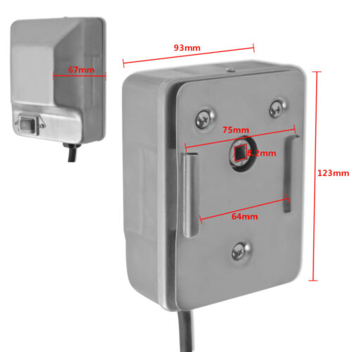 BBQ Rotisserie Spit with Motor Steel 1000 mm - Image 8