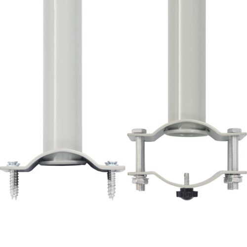 Patio Retractable Side Awning 80x300cm Grey - Image 5
