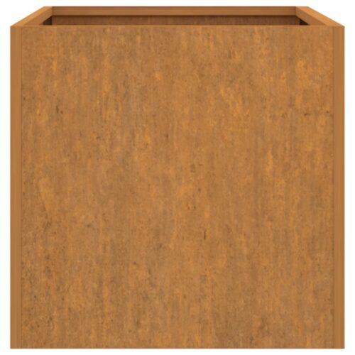 Raised Garden Bed Flowers Herbs Box Pot Planter Rustic Corten Steel 62x40x39cm - Image 5