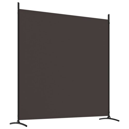 3-Panel Room Divider Brown 525x180cm Fabric - Image 6