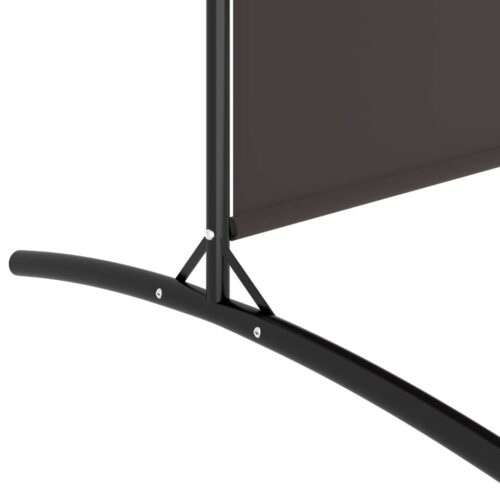 3-Panel Room Divider Brown 525x180cm Fabric - Image 7