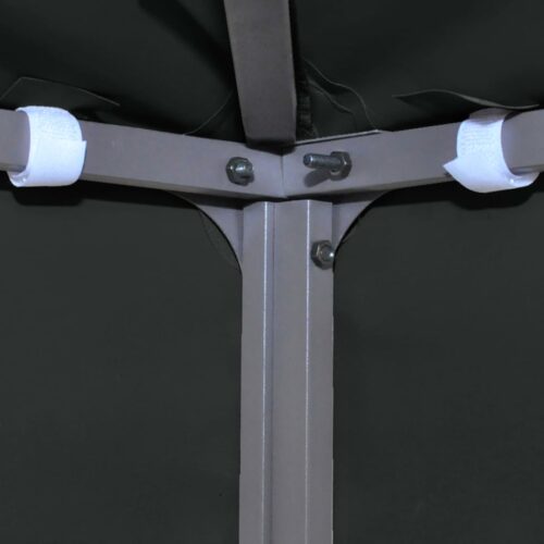 2-Tier Gazebo Top Cover 310 g/m² 3x3m Black - Image 6