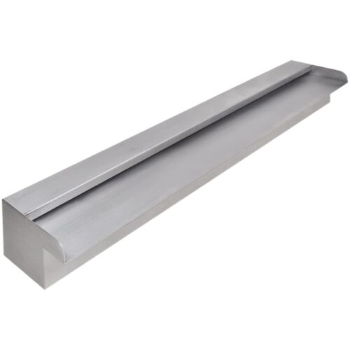 Rectangular Waterfall Pool Fountain Stainless Steel 90cm - Image 2