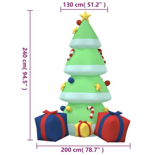 Inflatable Christmas Tree with LEDs 240cm - Image 11