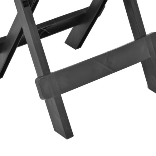 Folding Garden Table Anthracite 45x43x50cm Plastic - Image 5