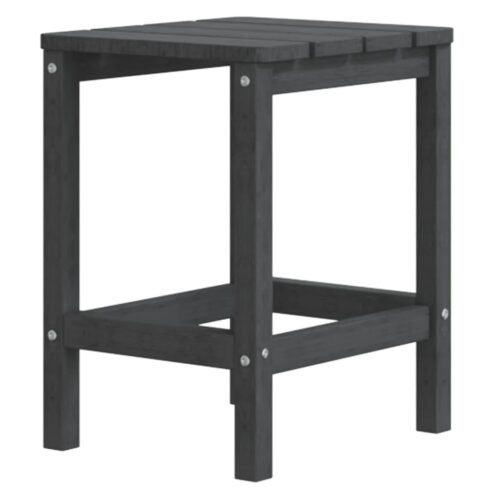 Garden Adirondack Table Anthracite 38x38x46cm HDPE