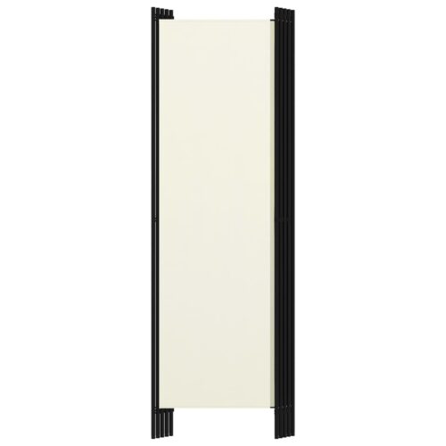 5-Panel Room Divider White 250x180cm - Image 4