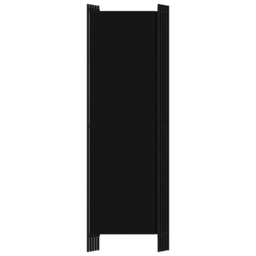 5-Panel Room Divider Black 250x180cm - Image 4