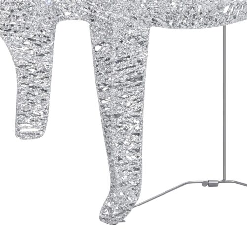 2pcs Christmas Reindeers 40 LED Lights Silver Xmas Outdoor Decor - Image 5