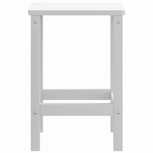 Garden Adirondack Table White 38x38x46cm HDPE - Image 4