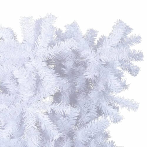 Upside-down Artificial Christmas Tree with Stand White 180cm - Image 3