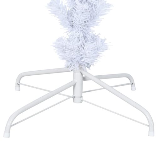 Upside-down Artificial Christmas Tree with Stand White 180cm - Image 5