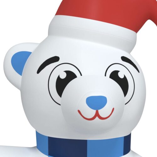 Christmas Inflatable Teddy Bear LED Lights Outdoor Xmas Decor 180cm - Image 5