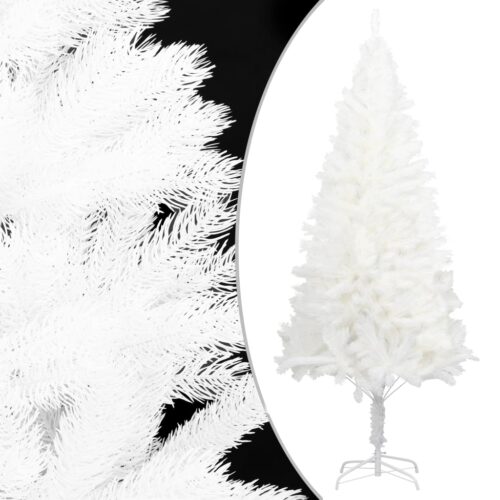 Artificial Christmas Tree Lifelike Needles White 120cm