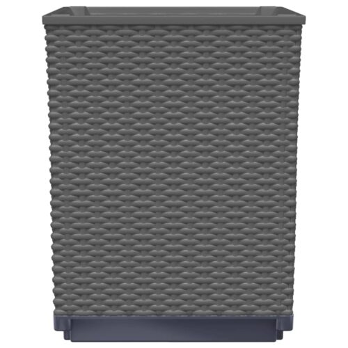 Planters 2pcs Black 30x30x37cm Polypropylene - Image 4
