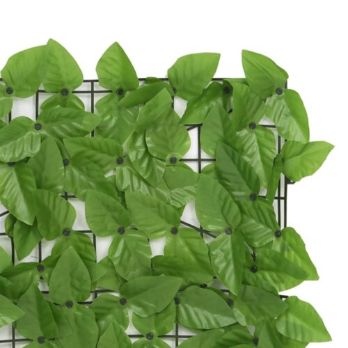 Balcony Screen with Green Leaves 500x75cm - Image 4