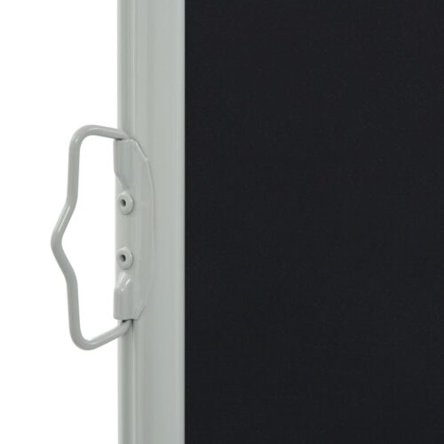Patio Retractable Side Awning 100 x 300cm Black - Image 4