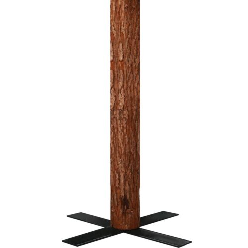 Slim Christmas Tree with Real Wood White Snow Green 150cm - Image 5