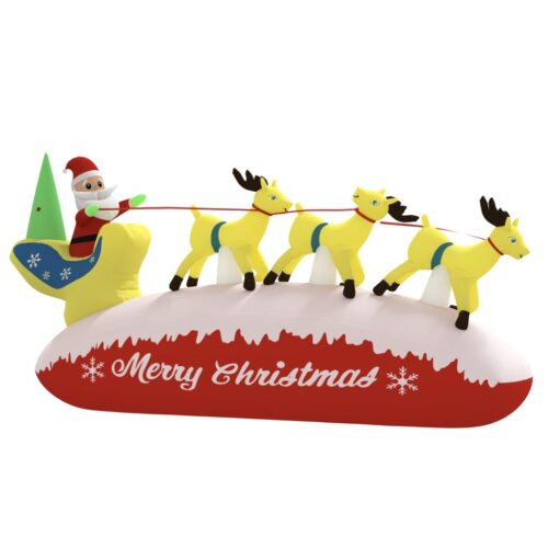 Christmas Inflatable Santa Reindeer Decoration LED 145cm - Image 4