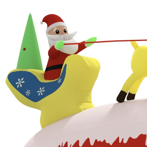 Christmas Inflatable Santa Reindeer Decoration LED 145cm - Image 5