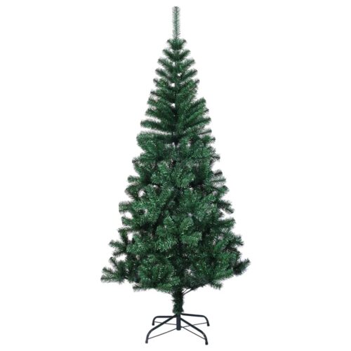 Artificial Christmas Tree with Iridescent Tips Green 210cm PVC - Image 2