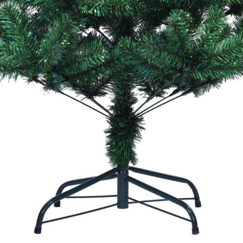 Artificial Christmas Tree with Iridescent Tips Green 210cm PVC - Image 6