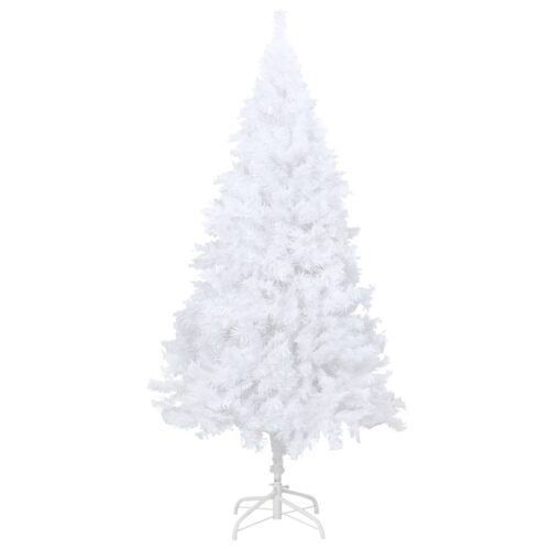 Artificial Christmas Tree with Thick Branches White 150cm PVC - Image 2
