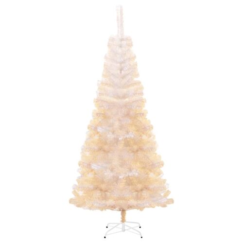 Artificial Christmas Tree with Iridescent Tips White 210cm PVC - Image 2