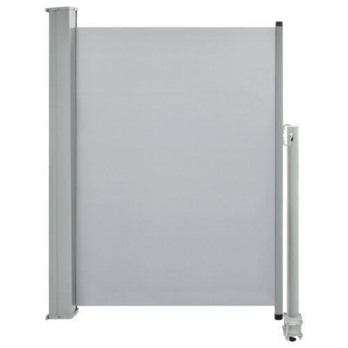 Patio Retractable Side Awning 100 x 300cm Grey - Image 2