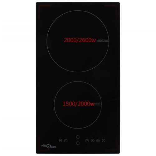 Induction Hob with 2 Burners Touch Control Glass 3500 W - Image 2