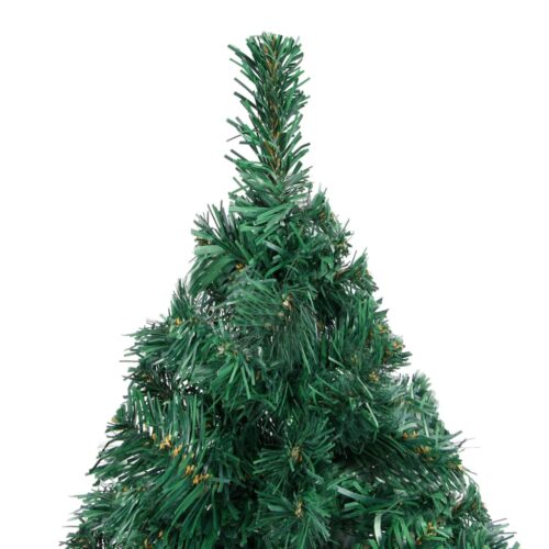 Artificial Christmas Tree with Thick Branches Green 150cm PVC - Image 3