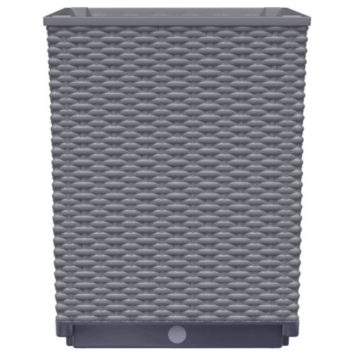 Planters 2pcs Dark Grey 30x30x37cm Polypropylene - Image 6