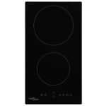 Ceramic Hob with 2 Burners Touch Control 3000 W