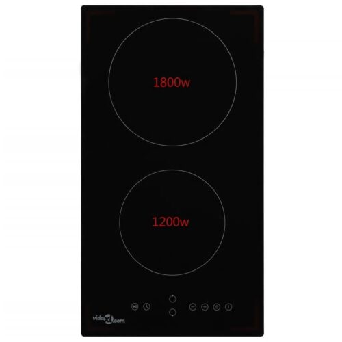 Ceramic Hob with 2 Burners Touch Control 3000 W - Image 2