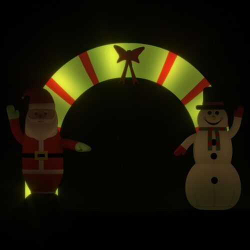 Christmas Inflatable Santa Snowman Arch Gate LED 270cm - Image 2