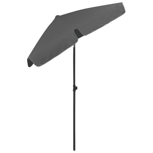 Beach Umbrella Anthracite 180x120cm - Image 4