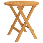 Bistro Table 46x47cm Solid Wood Acacia